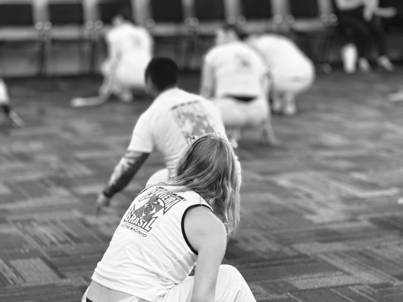 Stretching, close